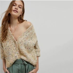 Anthropologie Maeve twinkle shine cardigan, size small NWOT